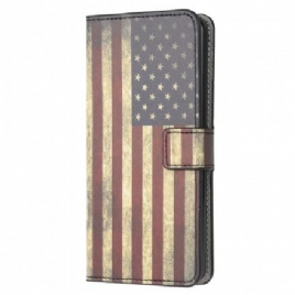 Lærdeksel Til Samsung Galaxy A22 4G Amerikansk Flagg