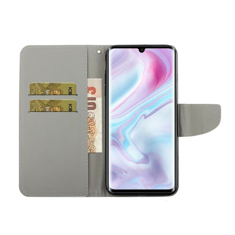 Folio Deksel Til Samsung Galaxy A31 Patchwork Mandalaer Med Snor