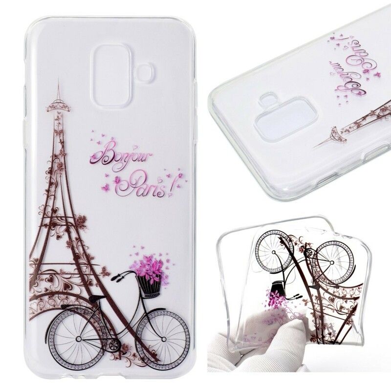 Deksel Til Samsung Galaxy A6 Transparent Bonjour Paris