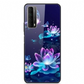 Deksel Til Huawei P Smart 2021 Fancy Blomster I Herdet Glass