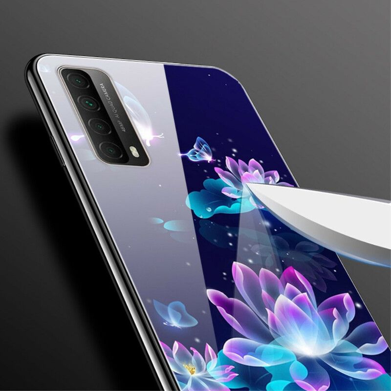 Deksel Til Huawei P Smart 2021 Fancy Blomster I Herdet Glass