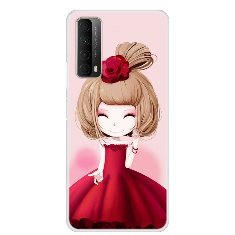 Deksel Til Huawei P Smart 2021 Manga Lady