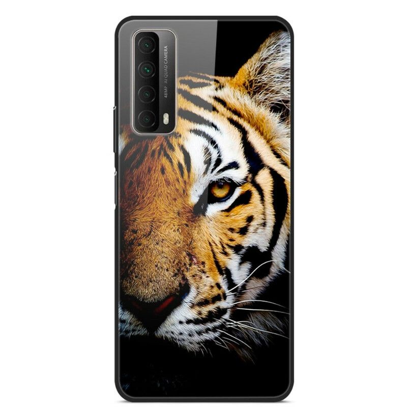 Deksel Til Huawei P Smart 2021 Realistisk Tiger Herdet Glass