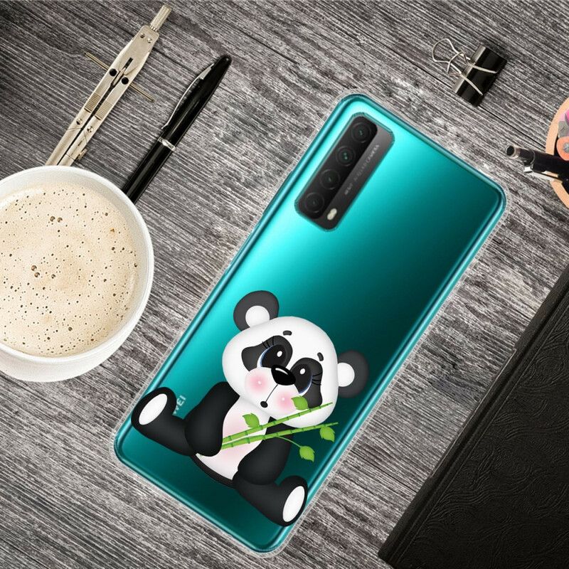 Deksel Til Huawei P Smart 2021 Transparent Trist Panda