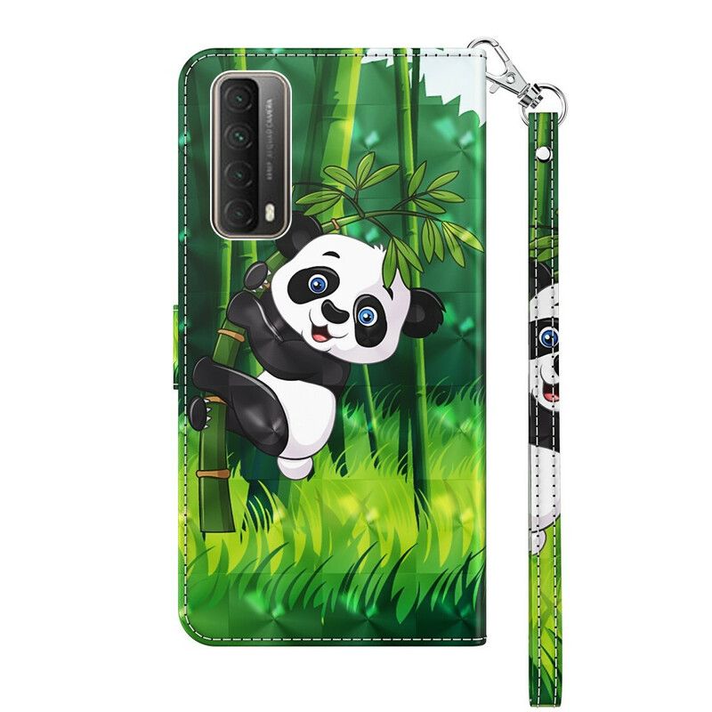 Folio Deksel Til Huawei P Smart 2021 Panda Og Bambus