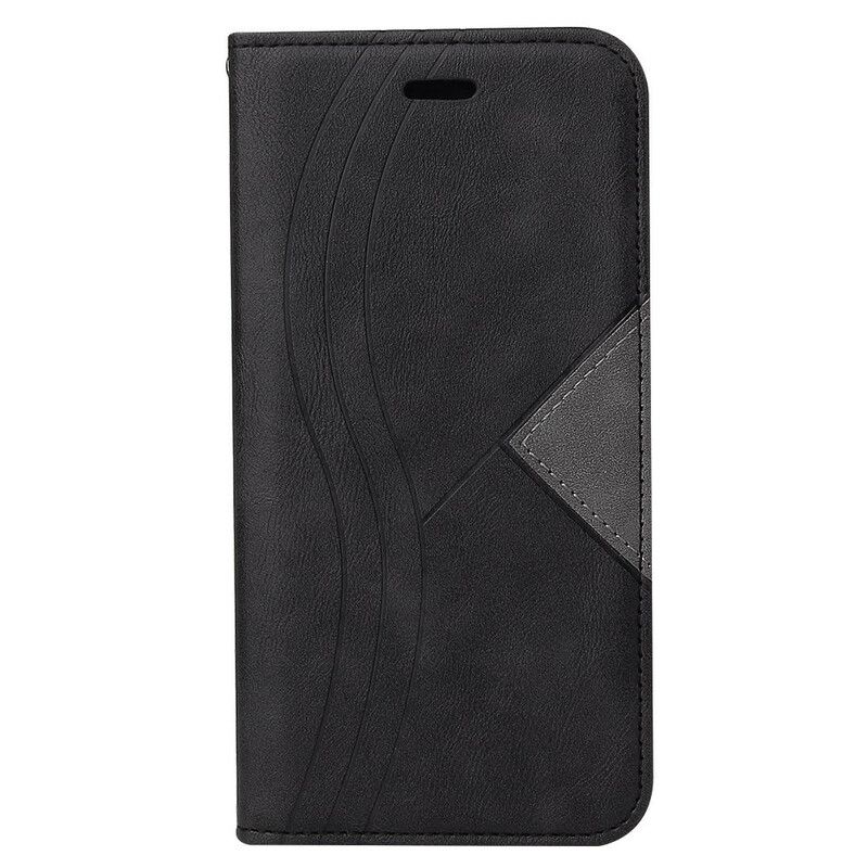 Beskyttelse Deksel Til Huawei Y6p Folio Deksel Wave Leather Style