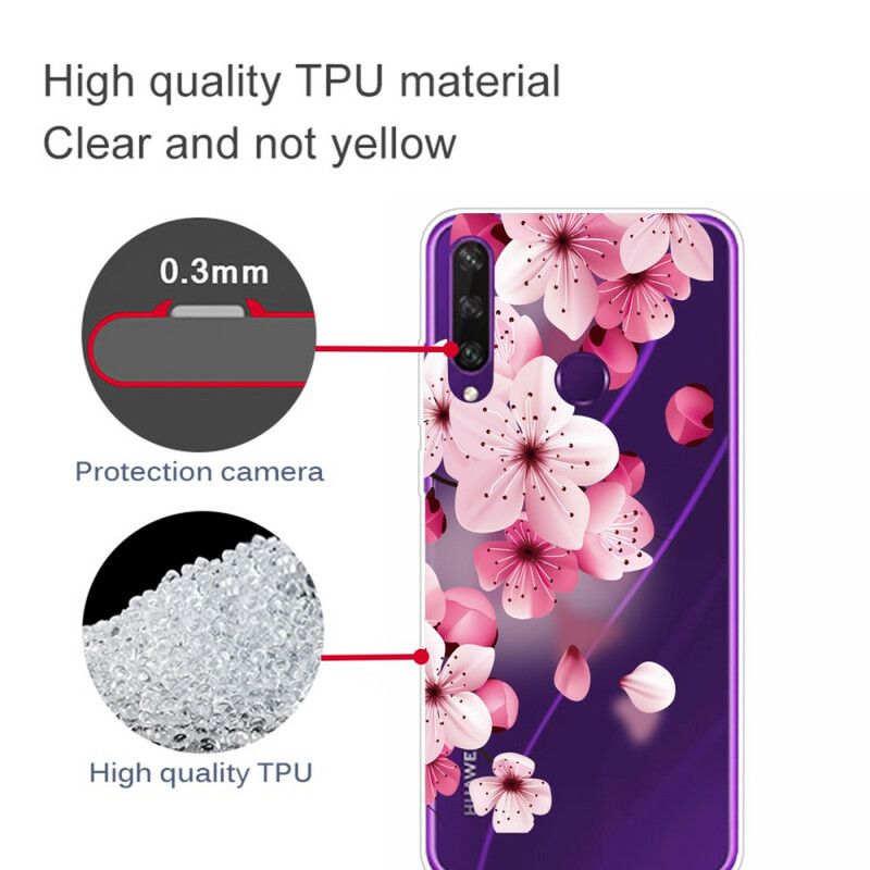 Mobildeksel Til Huawei Y6p Premium Blomster