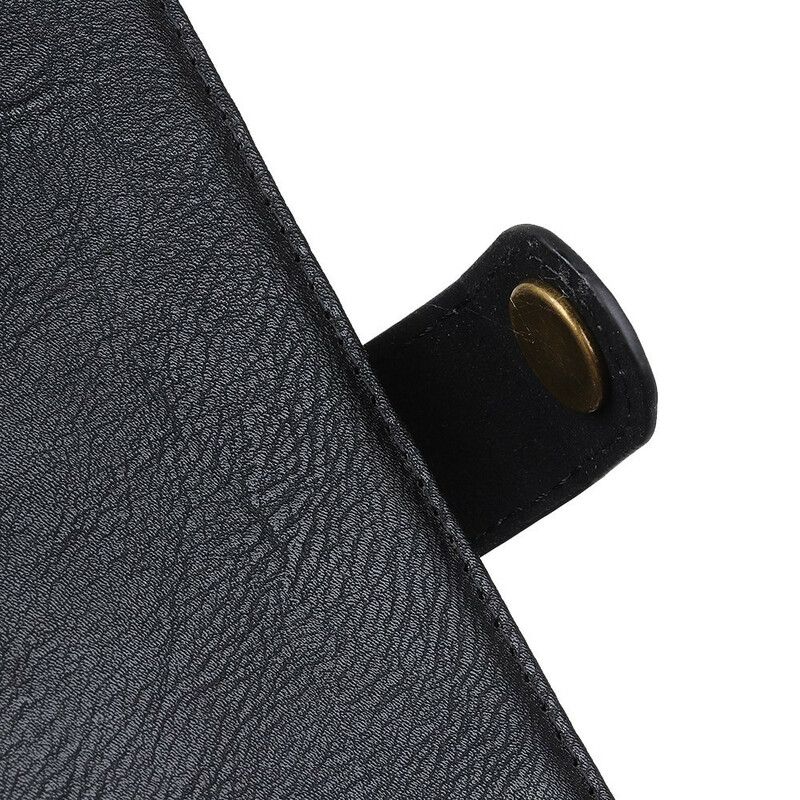 Folio Deksel Til Samsung Galaxy Note 20 Imitert Skinn Khazneh