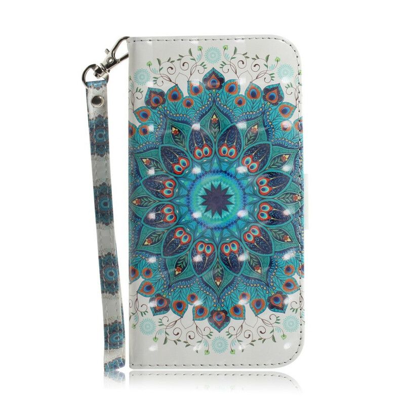 Folio Deksel Til Samsung Galaxy Note 20 Med Kjede Masterful Strappy Mandala