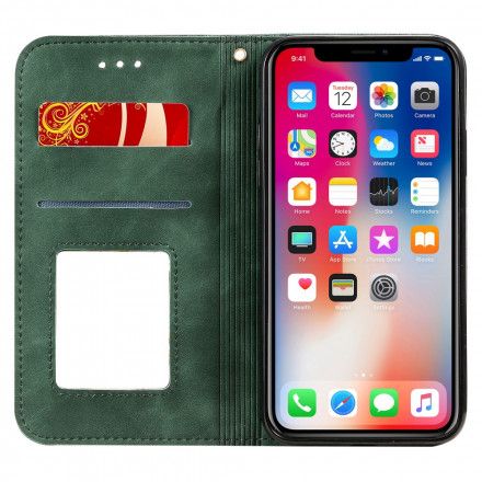 Beskyttelse Deksel Til iPhone X / XS Folio Deksel Barokke Blomster