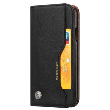 Beskyttelse Deksel Til iPhone X / XS Folio Deksel Faux Leather Card Holder