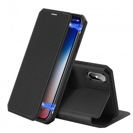 Beskyttelse Deksel Til iPhone X / XS Folio Deksel Skin X Series Dux Ducis