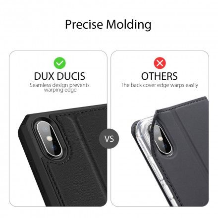 Beskyttelse Deksel Til iPhone X / XS Folio Deksel Skin X Series Dux Ducis