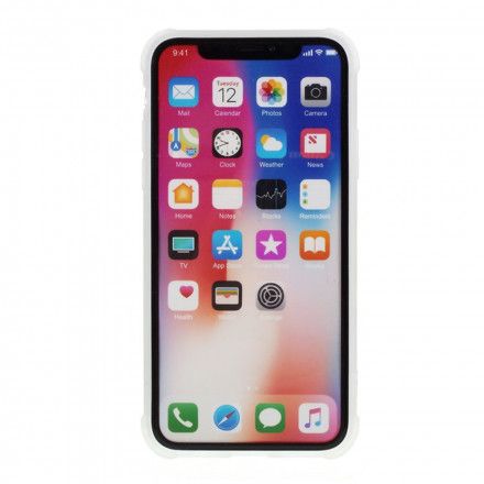 Deksel Til iPhone X / XS Blinkende Geometrisk Marmor