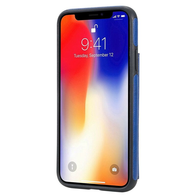 Deksel Til iPhone X / XS Cat Printing Support Card Holder