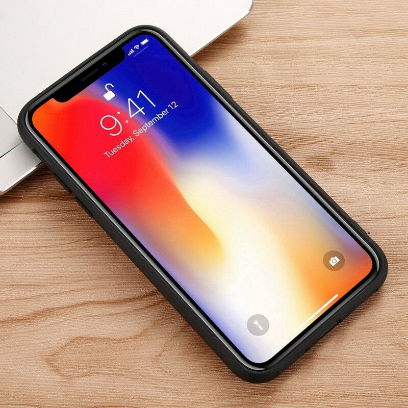 Deksel Til iPhone X / XS Ekte Litchi-skinn