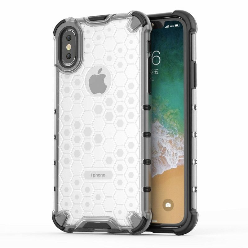 Deksel Til iPhone X / XS Honeycomb Style