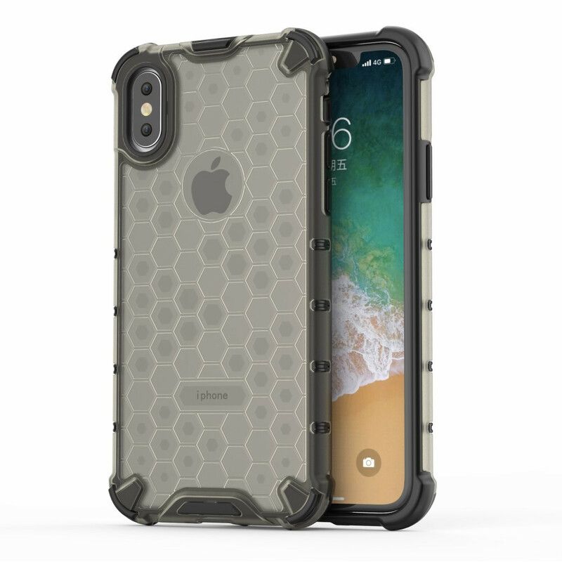 Deksel Til iPhone X / XS Honeycomb Style