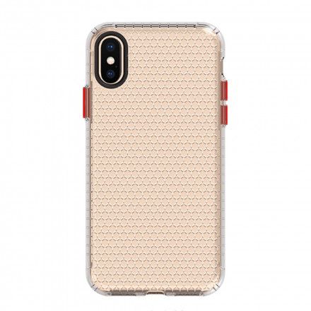 Deksel Til iPhone X / XS Honeycomb Style Design