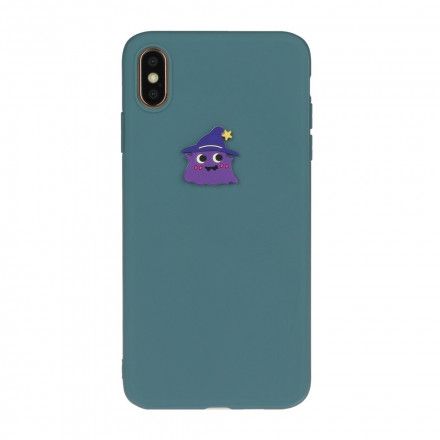 Deksel Til iPhone X / XS Silicon Logo Animal Fun