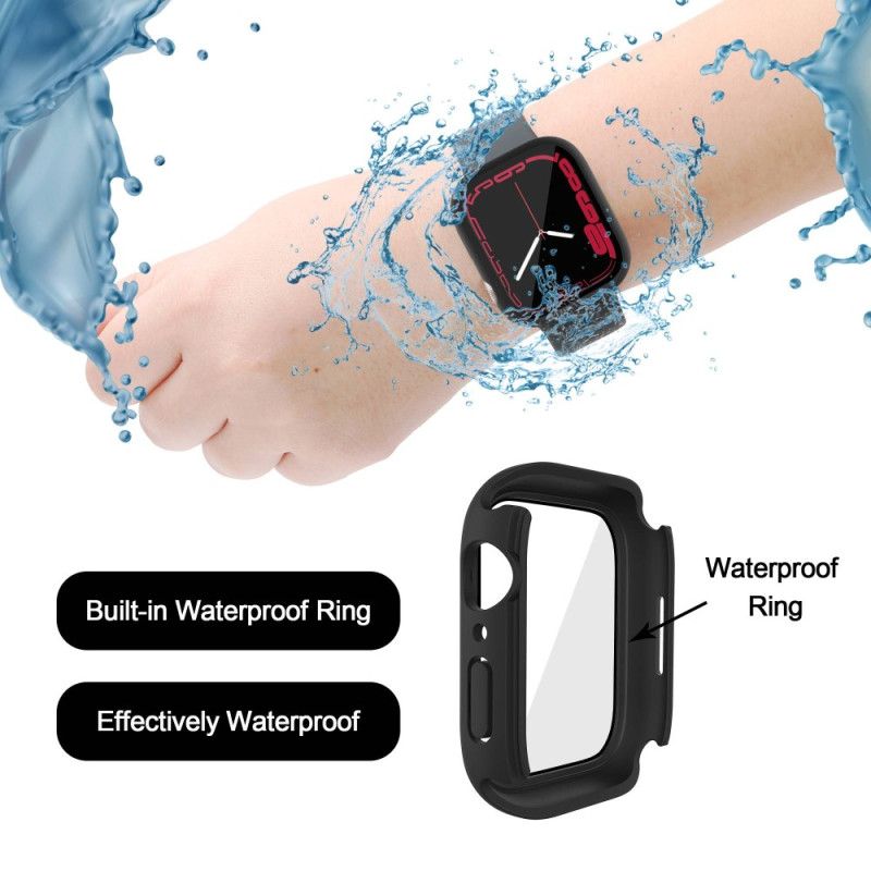 Apple Watch Series 7 41Mm Vanntett Etui Av Herdet Glass