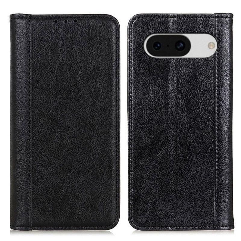 Folio Deksel Til Google Pixel 8a Litchi Texture Split Leather