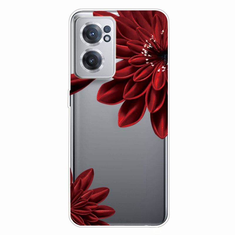 Deksel Til OnePlus Nord CE 2 5G Scarlet Blomst