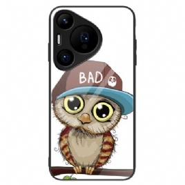 Deksel Huawei Pura 70 Pro Bad Owl Herdet Glass Beskyttelse Deksel