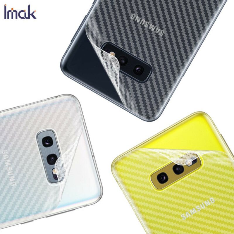 Beskyttelsesfilm Bak For Samsung Galaxy S10E Carbon Style Imak