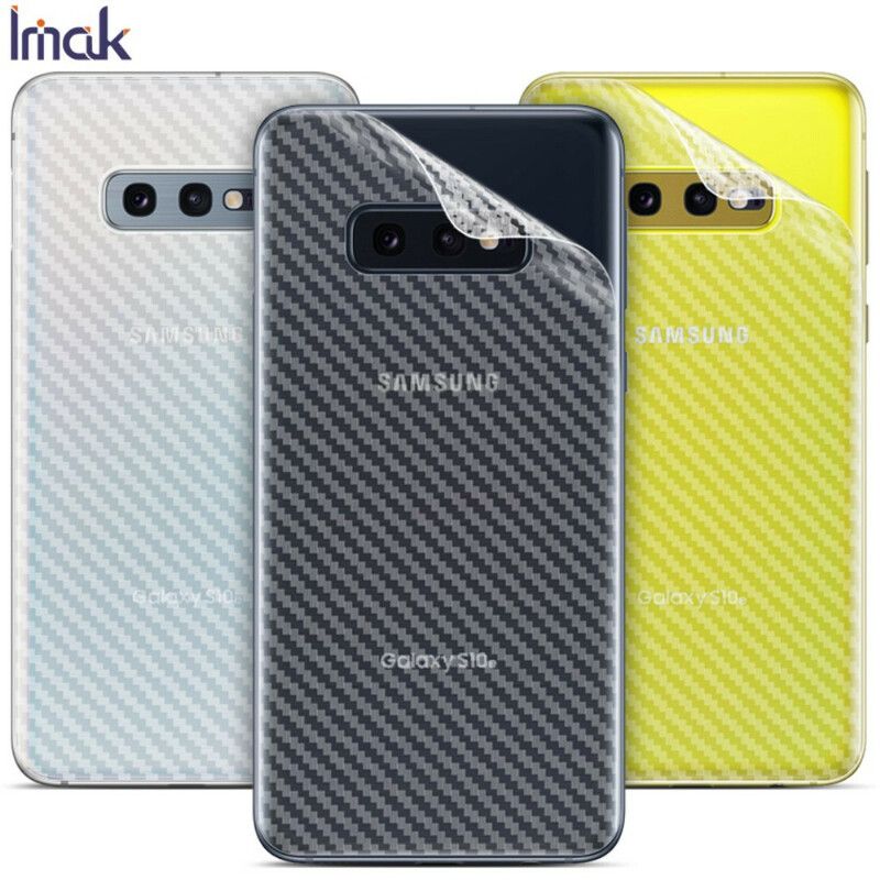 Beskyttelsesfilm Bak For Samsung Galaxy S10E Carbon Style Imak