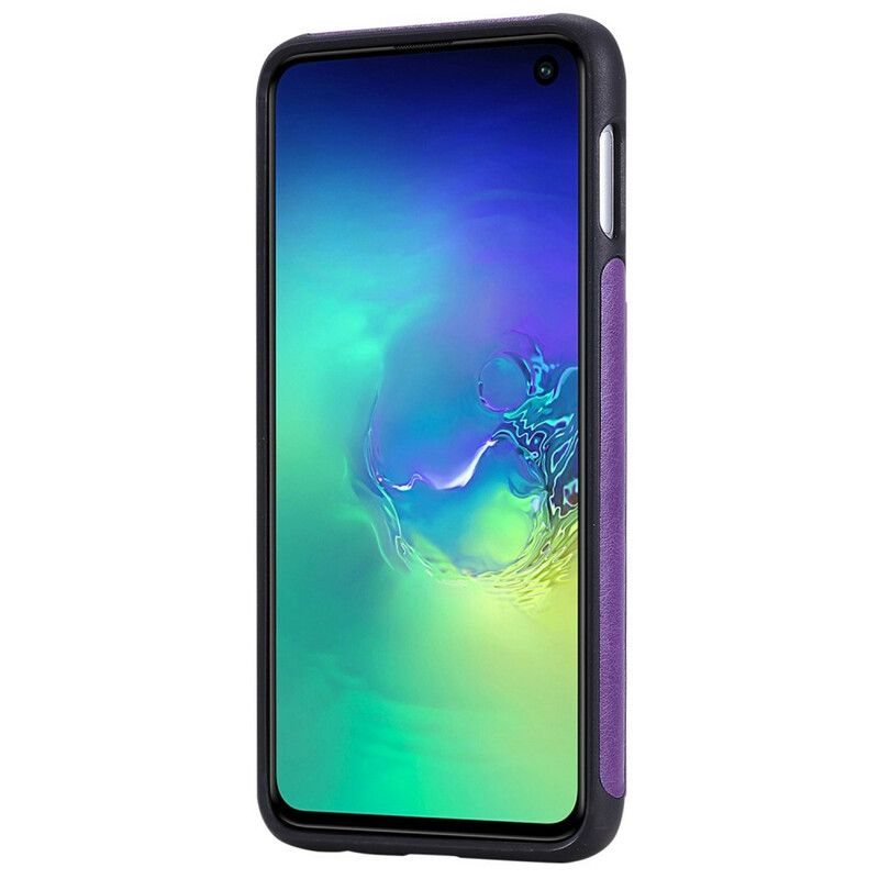 Deksel Til Samsung Galaxy S10e Cat Printing Support Card Holder