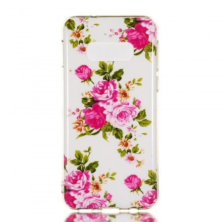 Deksel Til Samsung Galaxy S10e Fluorescerende Liberty-blomster