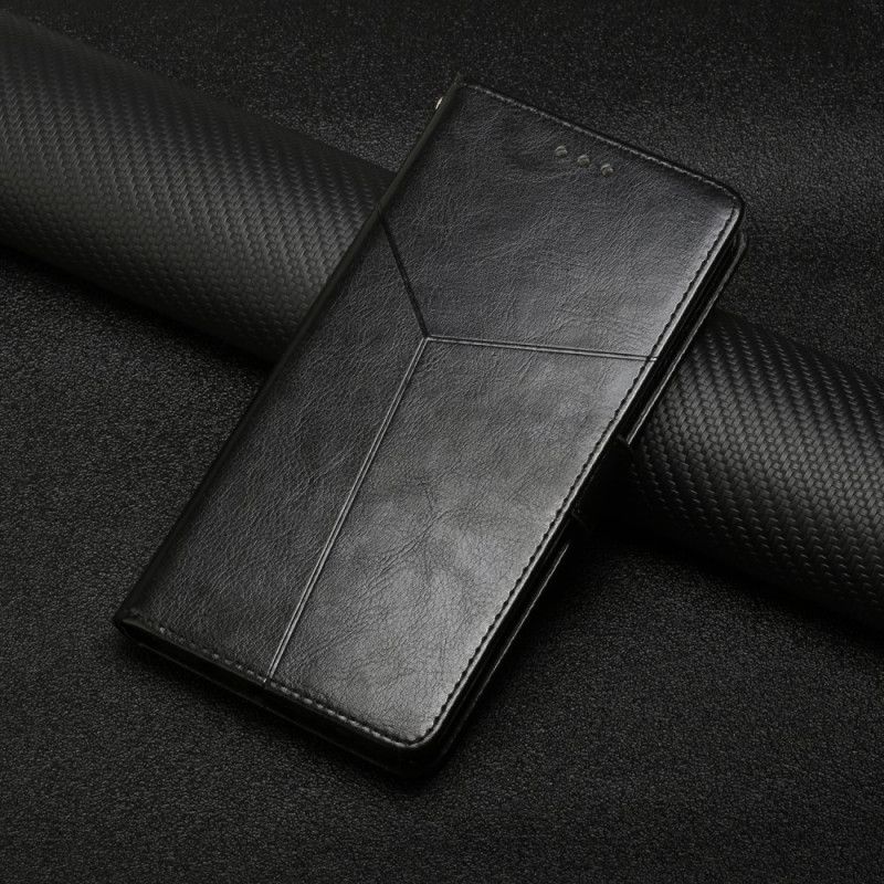 Folio Deksel Til Samsung Galaxy S10e Y Design Geo Leather Style