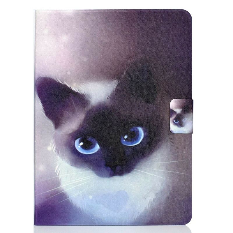 Folio Deksel Til iPad Air (2022) Blue Eyed Cat