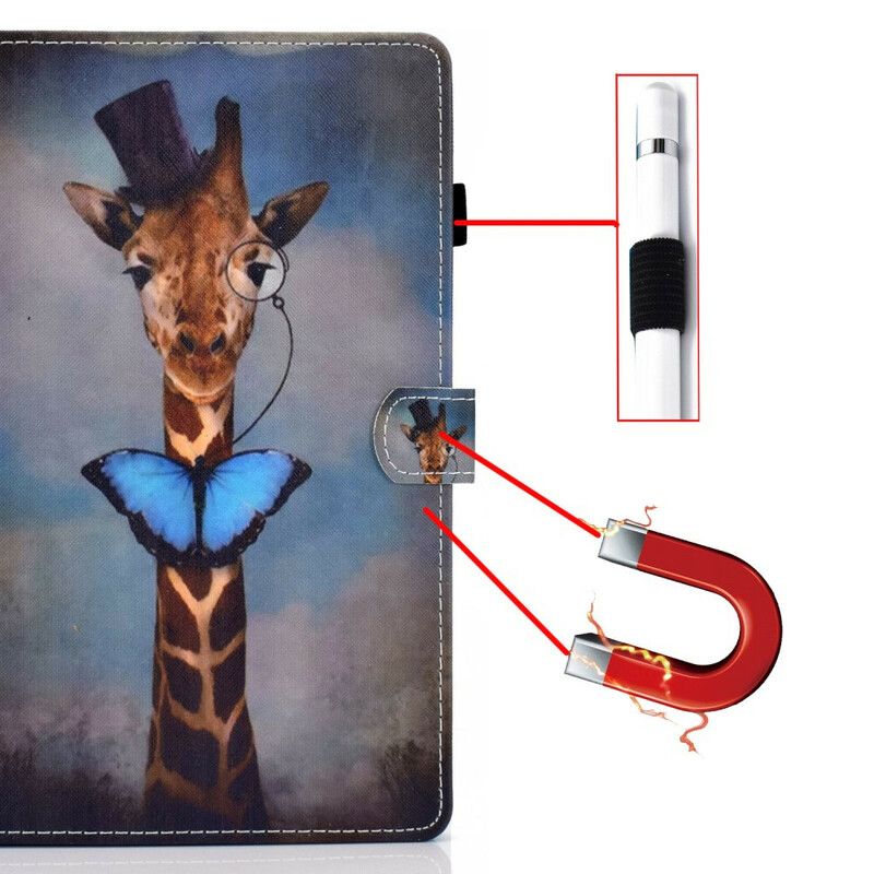 Folio Deksel Til iPad Air (2022) Elegant Giraff