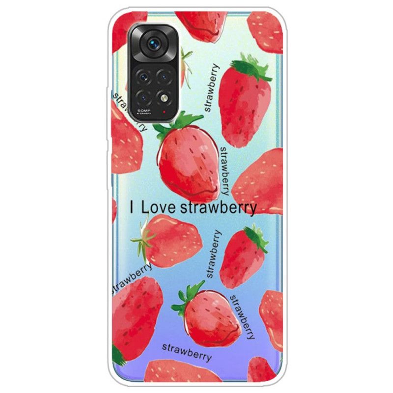 Deksel Til Xiaomi Redmi Note 11 Pro 4G / 5G Jordbær / Jeg Elsker Jordbær