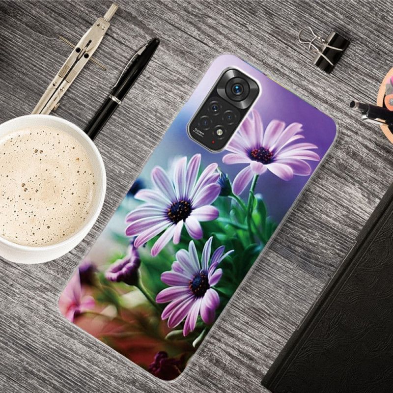 Deksel Til Xiaomi Redmi Note 11 Pro 4G / 5G Realistiske Blomster