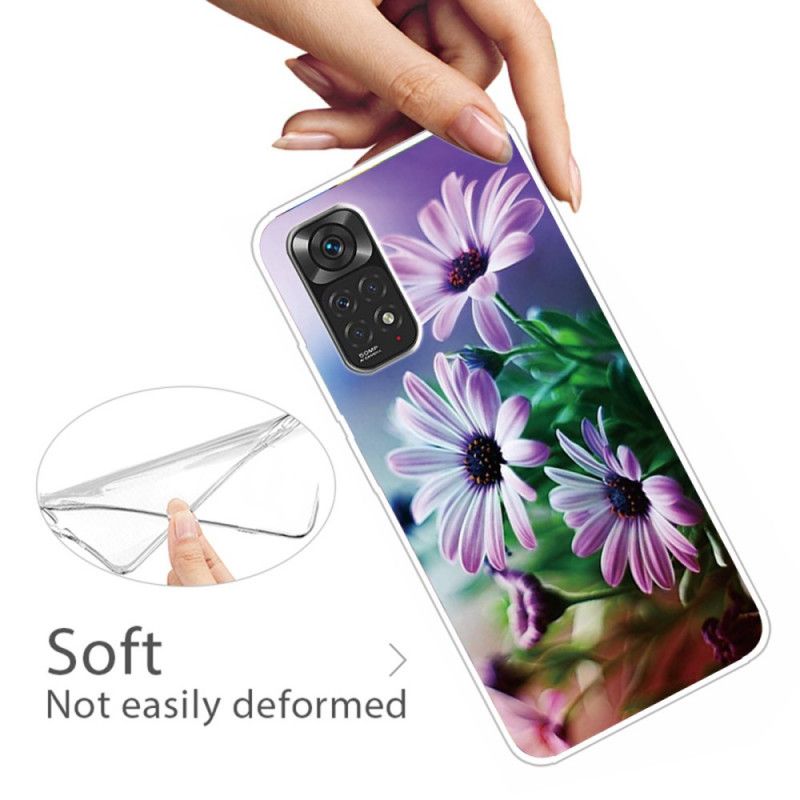 Deksel Til Xiaomi Redmi Note 11 Pro 4G / 5G Realistiske Blomster