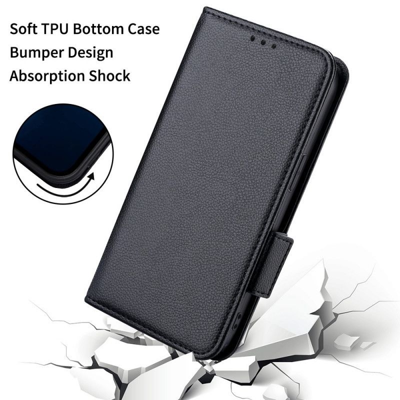 Folio Deksel Til Xiaomi Redmi Note 11 Pro 4G / 5G Faux Leather Litchi