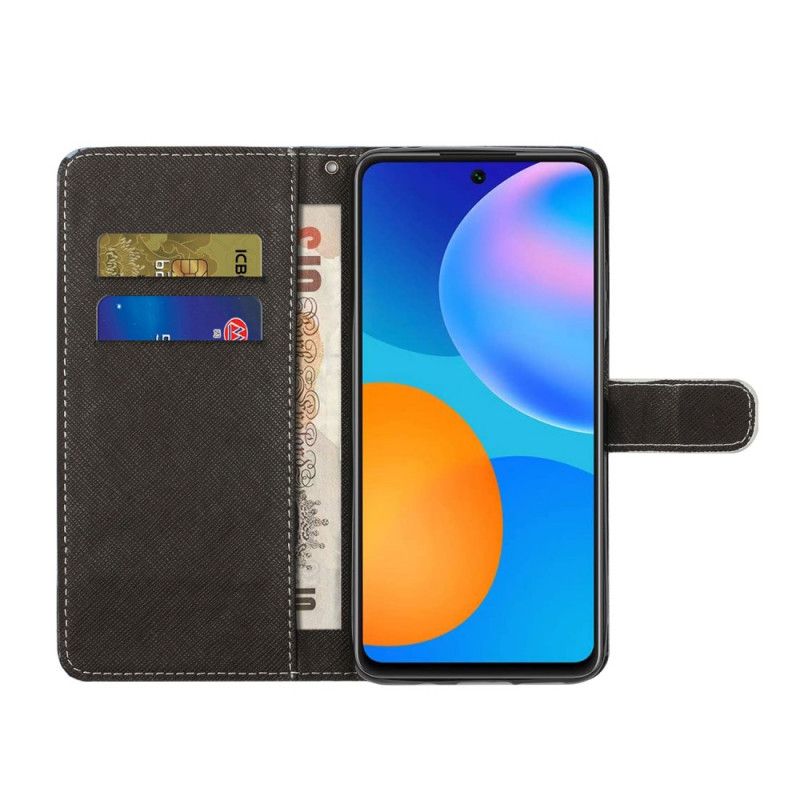 Folio Deksel Til Xiaomi Redmi Note 11 Pro 4G / 5G Med Kjede Thong Leopard