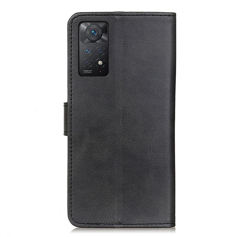 Folio Deksel Til Xiaomi Redmi Note 11 Pro 4G / 5G Retro Matt Skinneffekt