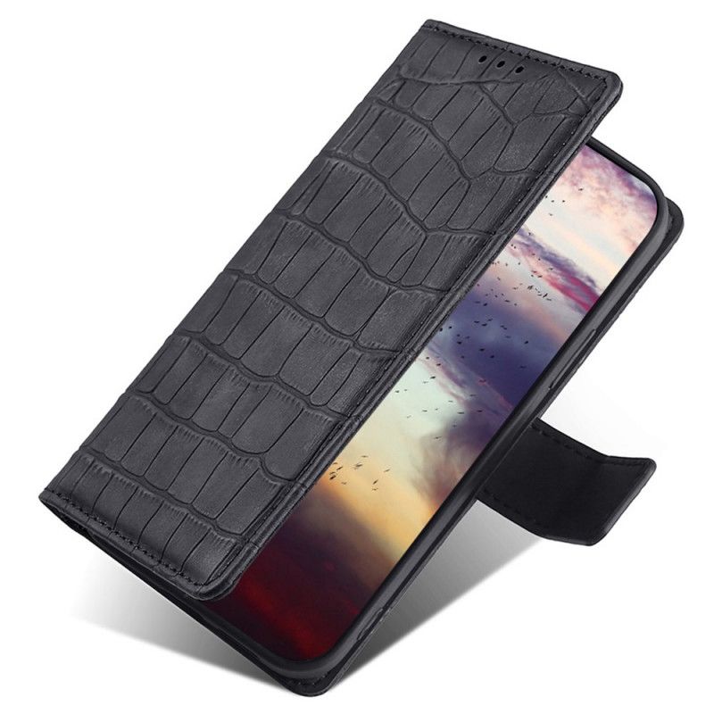 Folio Deksel Til Xiaomi Redmi Note 11 Pro 4G / 5G Skin-touch Krokodille