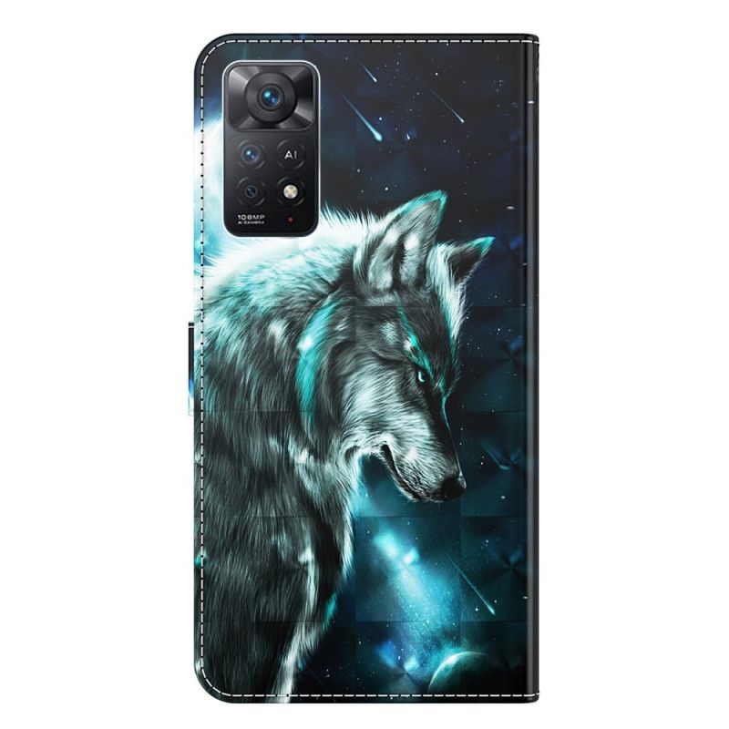 Lærdeksel Til Xiaomi Redmi Note 11 Pro 4G / 5G Majestic Wolf