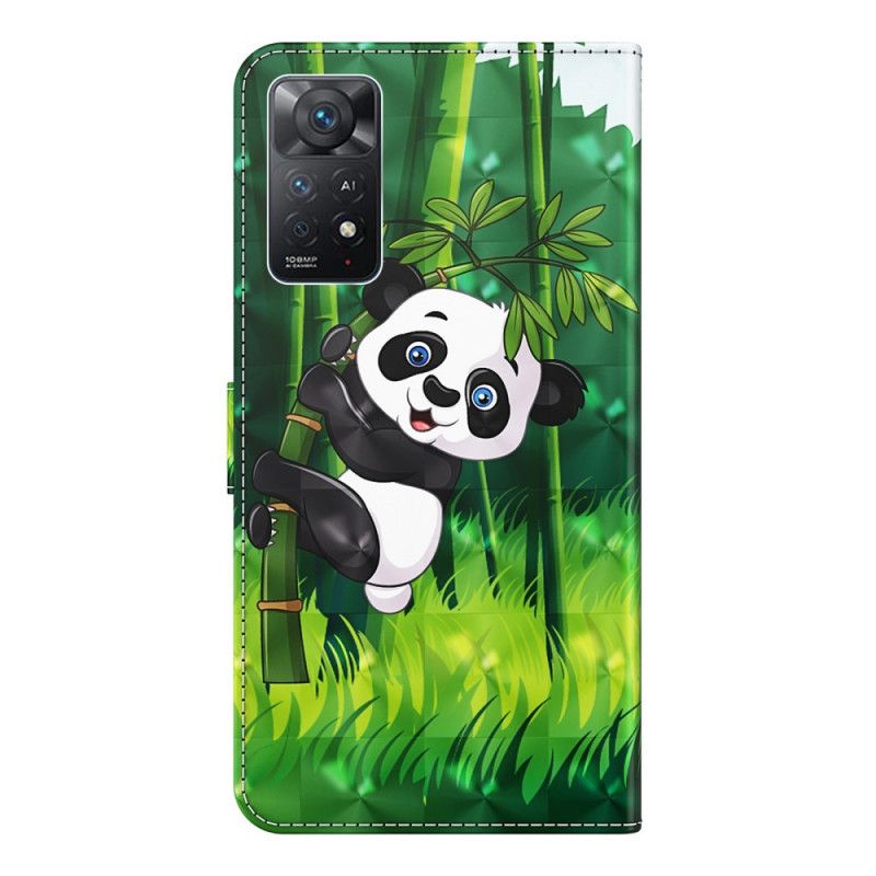 Lærdeksel Til Xiaomi Redmi Note 11 Pro 4G / 5G Panda Og Bambus