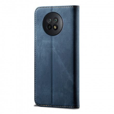 Beskyttelse Deksel Til Xiaomi Redmi Note 9 5G / 9T 5G Folio Deksel Denimduk