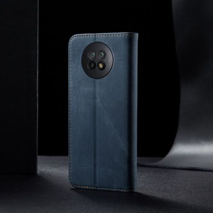 Beskyttelse Deksel Til Xiaomi Redmi Note 9 5G / 9T 5G Folio Deksel Denimduk