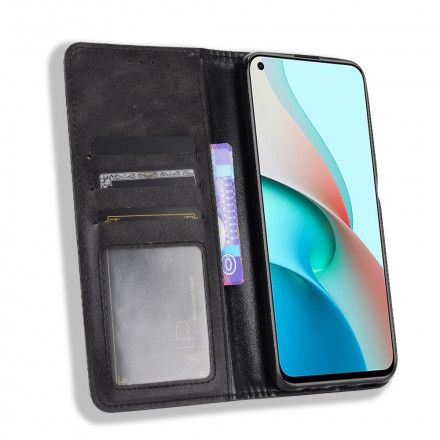 Beskyttelse Deksel Til Xiaomi Redmi Note 9 5G / 9T 5G Folio Deksel Stylisert Skinneffekt