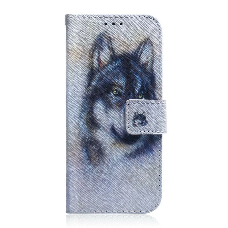 Folio Deksel Til Xiaomi Redmi Note 9 Canine Gaze