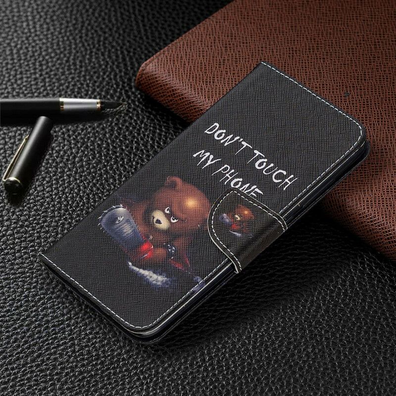 Folio Deksel Til Xiaomi Redmi Note 9 Farlig Bjørn