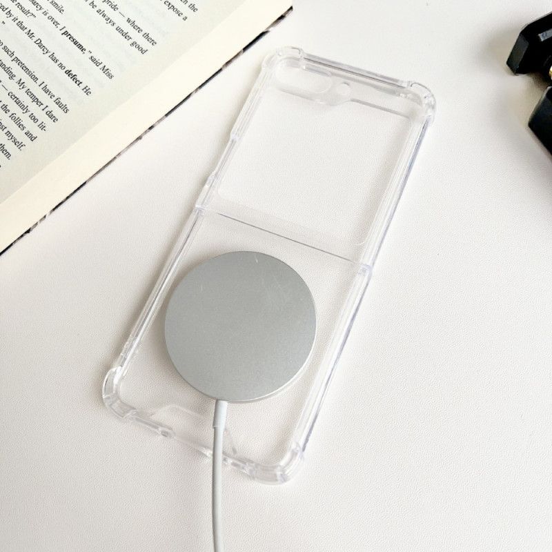 Deksel Samsung Galaxy Z Flip 5 Transparent Magsafe-kompatibel